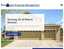Tablet Screenshot of blueapplehouses.com